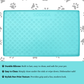 Waterproof Silicone Pet Mat – Easy-Clean Dog & Cat Feeding Placemat