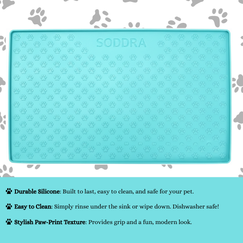 Waterproof Silicone Pet Mat – Easy-Clean Dog & Cat Feeding Placemat