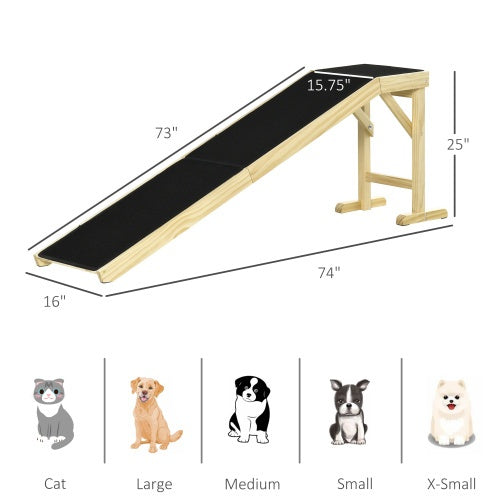 Premium Dog Ramp for Small & Large Dogs – Foldable, Non-Slip Pet Stairs. 2