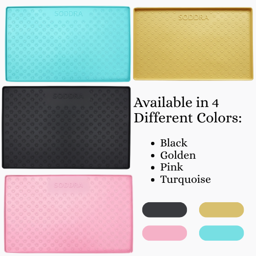 Waterproof Silicone Pet Mat – Easy-Clean Dog & Cat Feeding Placemat