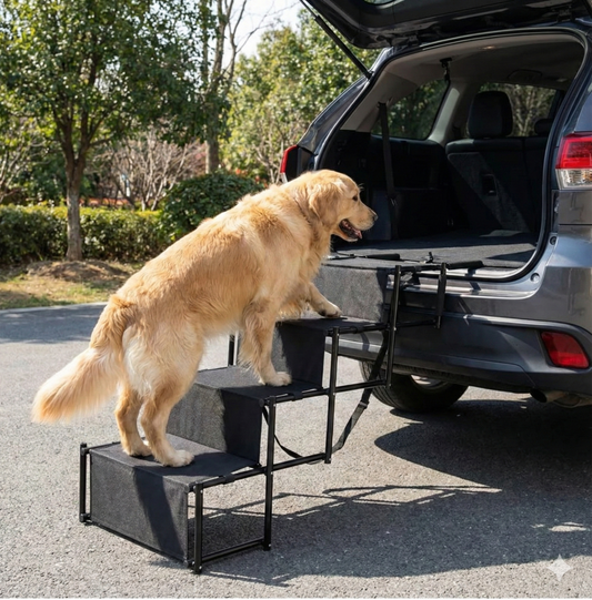 Foldable Dog Ramp for Cars – Non-Slip, Portable Pet Ramp for SUVs & Trucks 2