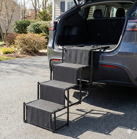 Foldable Dog Ramp for Cars – Non-Slip, Portable Pet Ramp for SUVs & Trucks 2