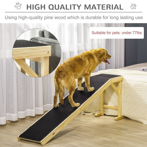 Premium Dog Ramp for Small & Large Dogs – Foldable, Non-Slip Pet Stairs. 2